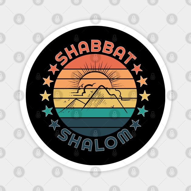 Shabbat Shalom Magnet by DPattonPD